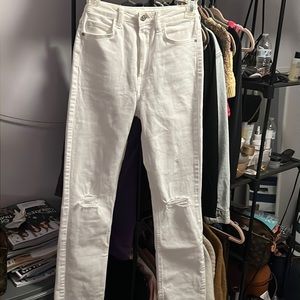 Zara white jeans